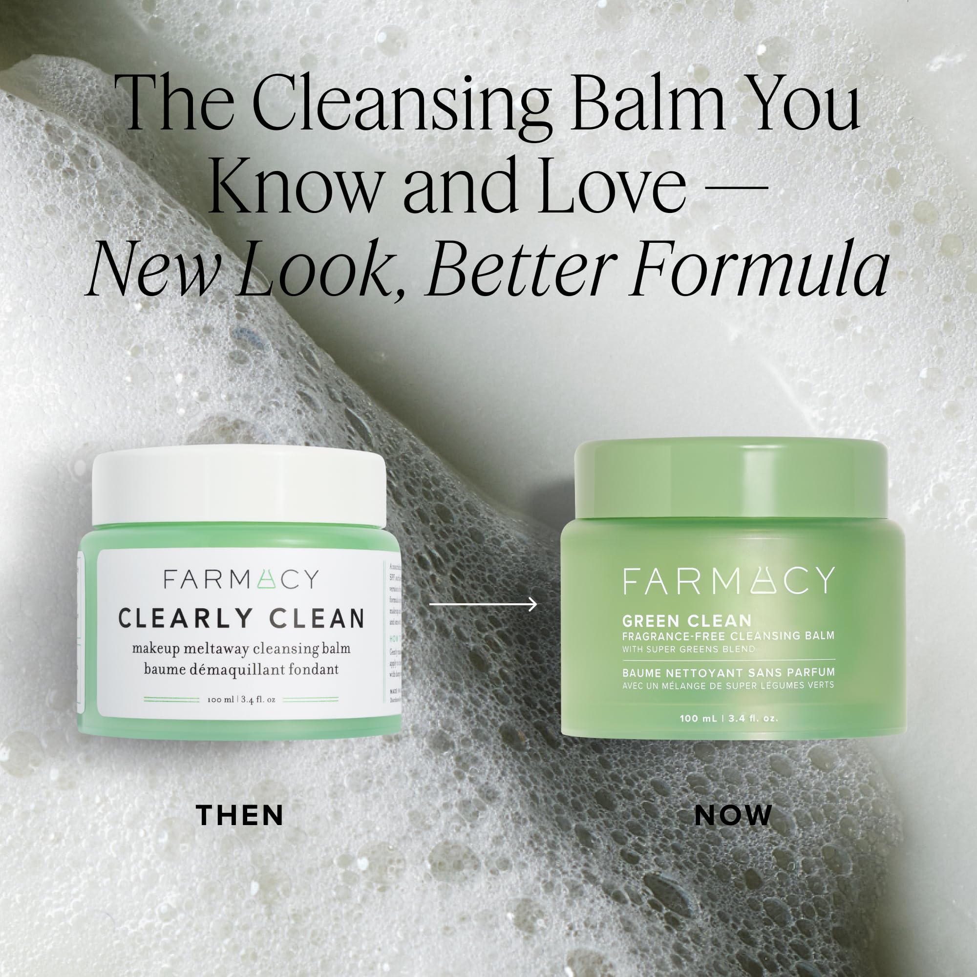 Farmacy Green Clean Sensitive Skin Makeup Remover Balm – Fragrance-Free, Waterproof Makeup Remover & Oil Cleanser (30ml)