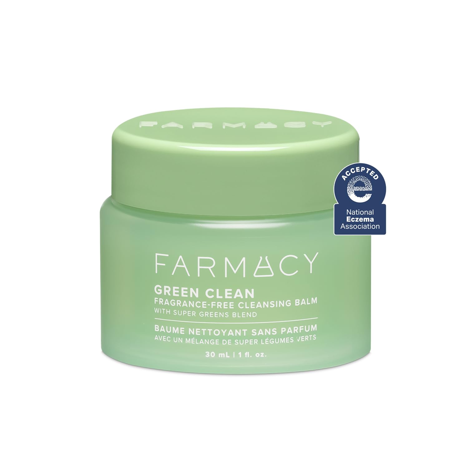 Farmacy Green Clean Sensitive Skin Makeup Remover Balm – Fragrance-Free, Waterproof Makeup Remover & Oil Cleanser (30ml)