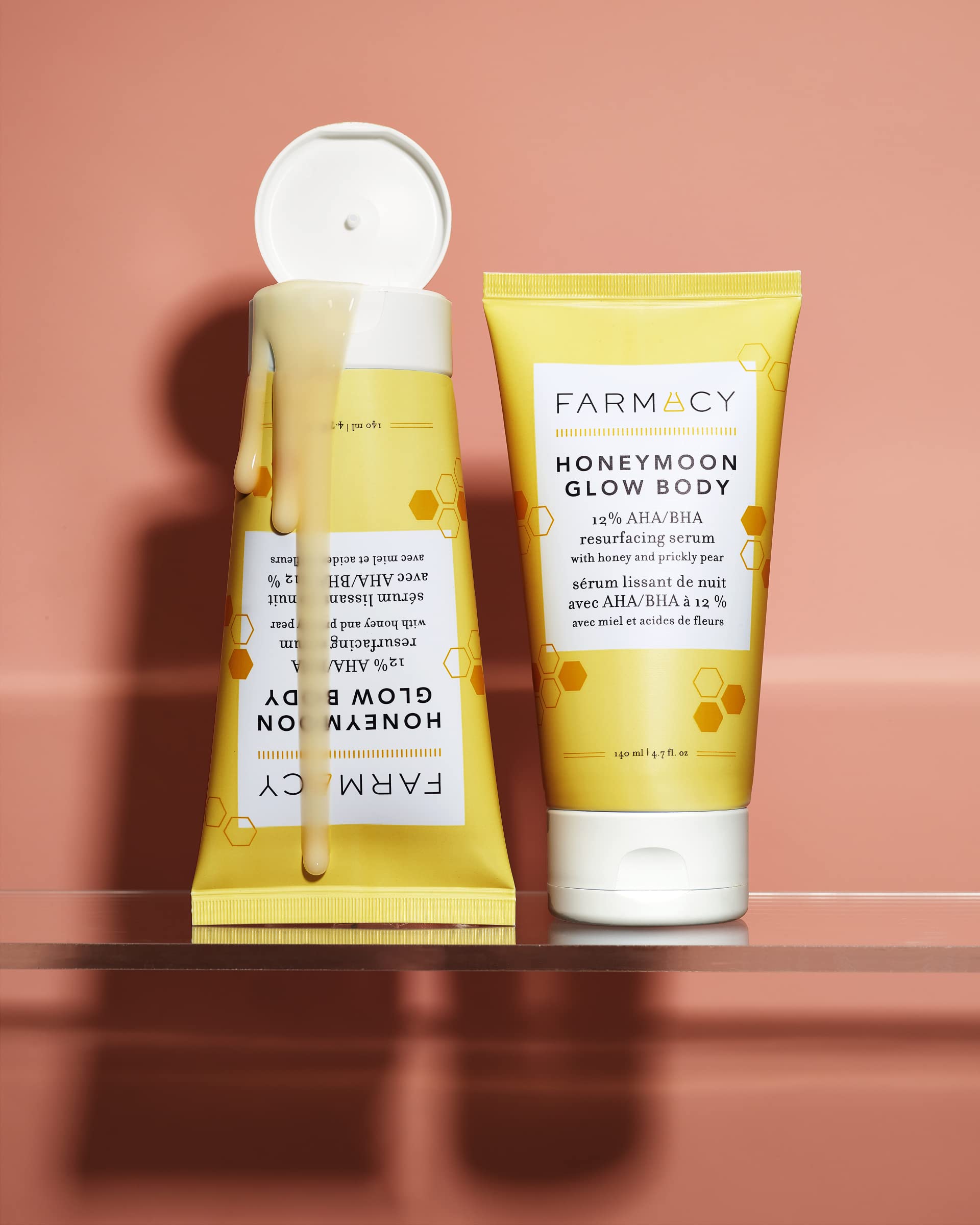 Farmacy Honeymoon Glow Body - AHA/BHA Serum with Hyaluronic Acid