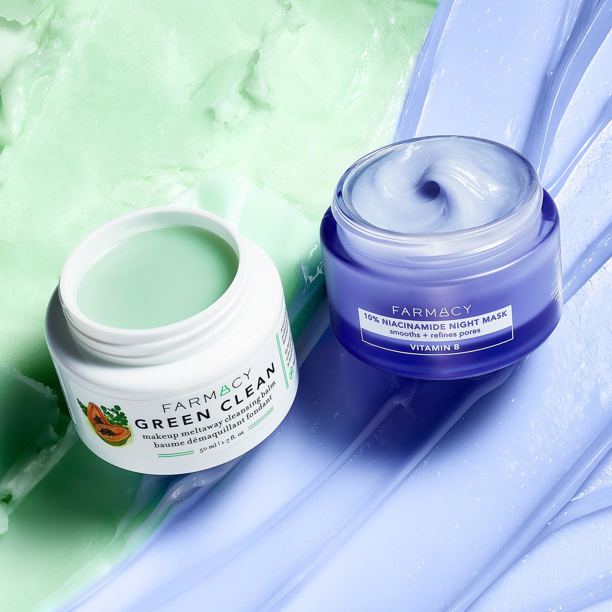Farmacy Niacinamide Overnight Mask – Pore Refining, 10% Niacinamide, 3% Panthenol + Blueberry Seed Oil (9ml)