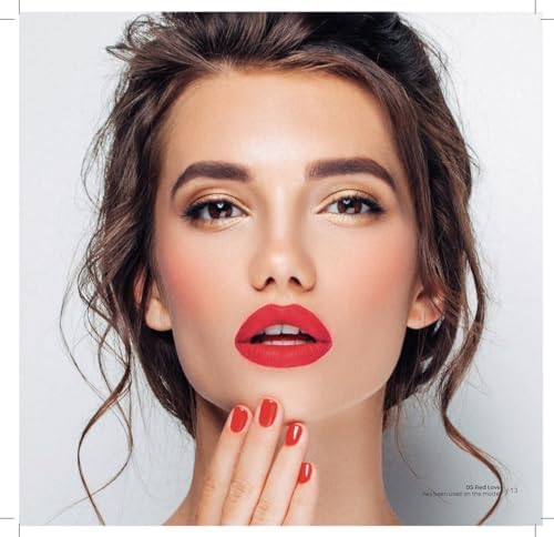 Farmasi Matte Liquid Lipstick Red Love – Long-Lasting, Ultra-Comfortable Color