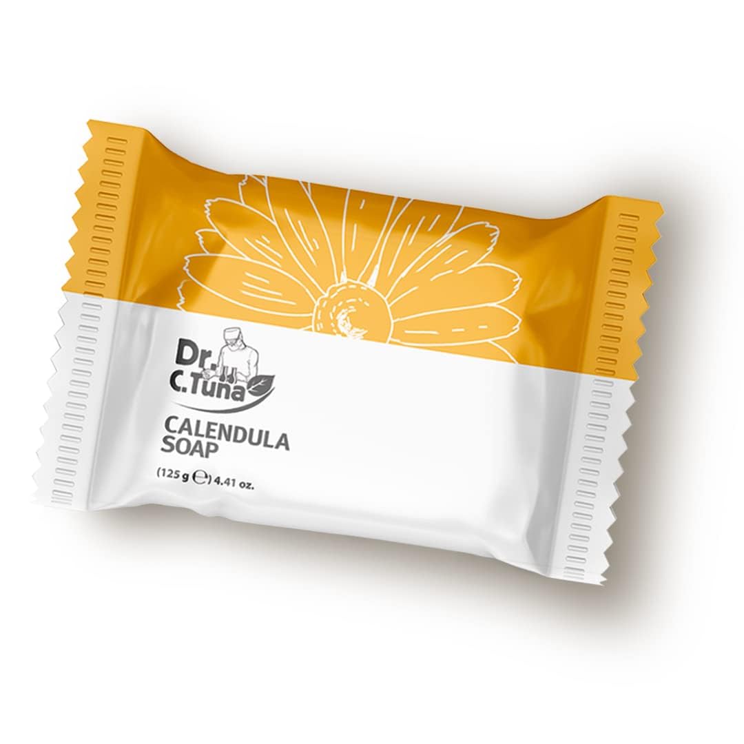 FARMASi Dr. C. Tuna Calendula Soap – Hydrating Face & Body Soap, 4.41 oz (Pack of 2)