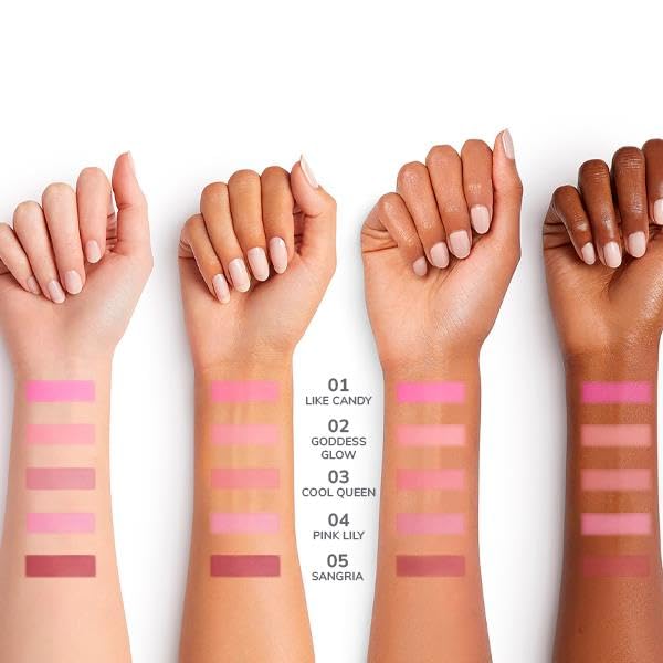 FARMASi Highlighter Powder Blusher – Like Candy | Buildable, Vegan Glow