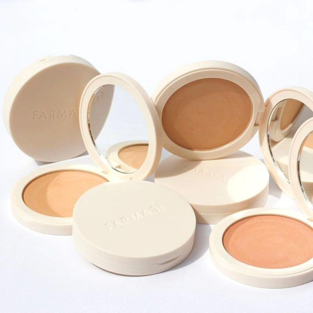 FARMASI Makeup BB All in One Powder – Lightweight, Long-Lasting Medium-Full Coverage in Cool Deep | 0.5 oz
