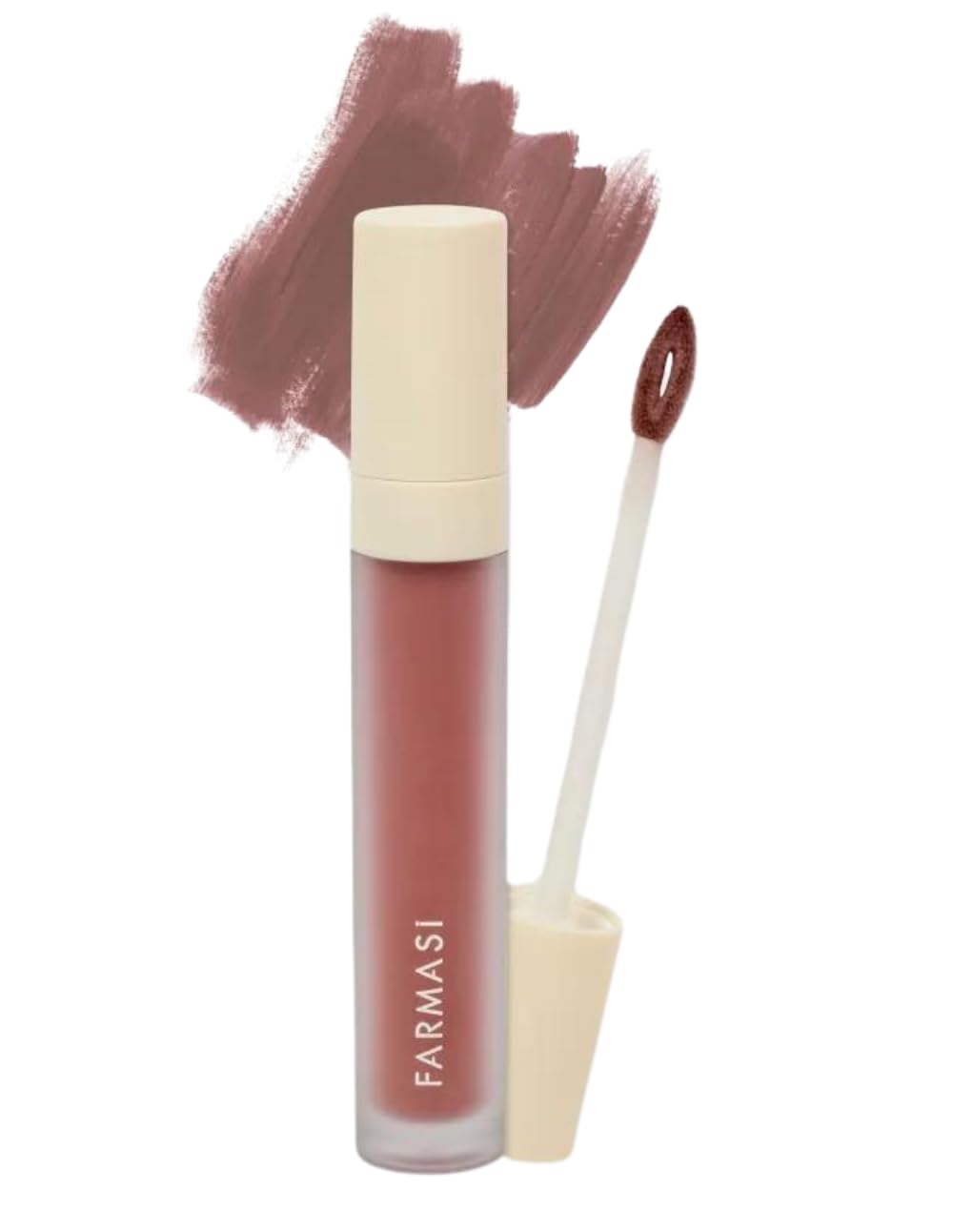 FARMASi Matte Liquid Lipstick – Long-Lasting, Ultra-Comfortable in Cool Beige (0.14 fl oz)