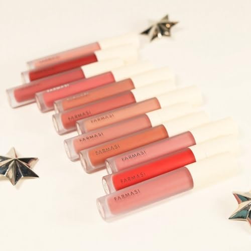 Farmasi Matte Liquid Lipstick Red Love – Long-Lasting, Ultra-Comfortable Color