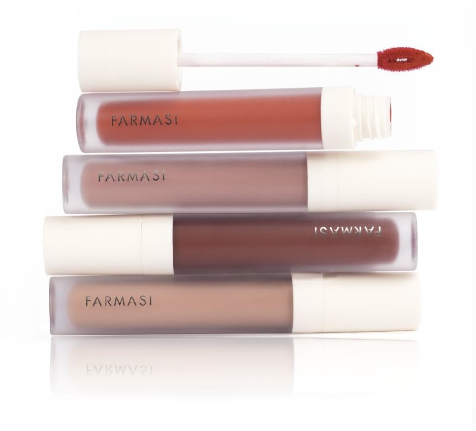 FARMASi Matte Liquid Lipstick Rose Dream – 12h Transfer-Proof Color