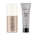 FARMASi VFX Pro Natural Beige Foundation & Primer Set | Breathable, Full-Coverage Makeup