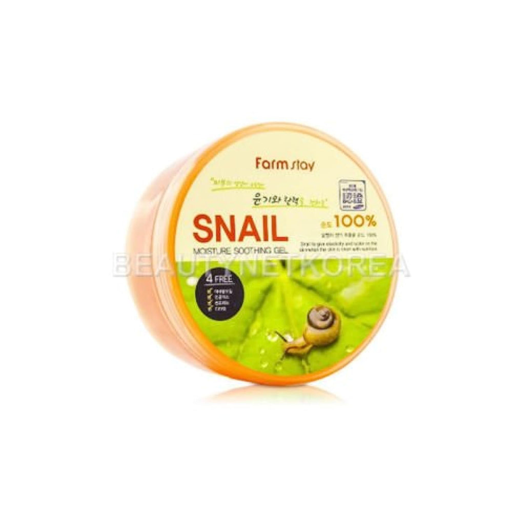 FARMSTAY Moisture Soothing Gel Snail 300ml – Hydrates & Soothes Skin