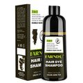 Farndu Dark Tea Hair Dye Shampoo – 3-in-1 Natural Gray Coverage