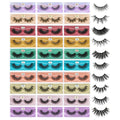 FARRED Wholesale False Lashes — 30 Pairs, 10 Styles, Vegan & Reusable