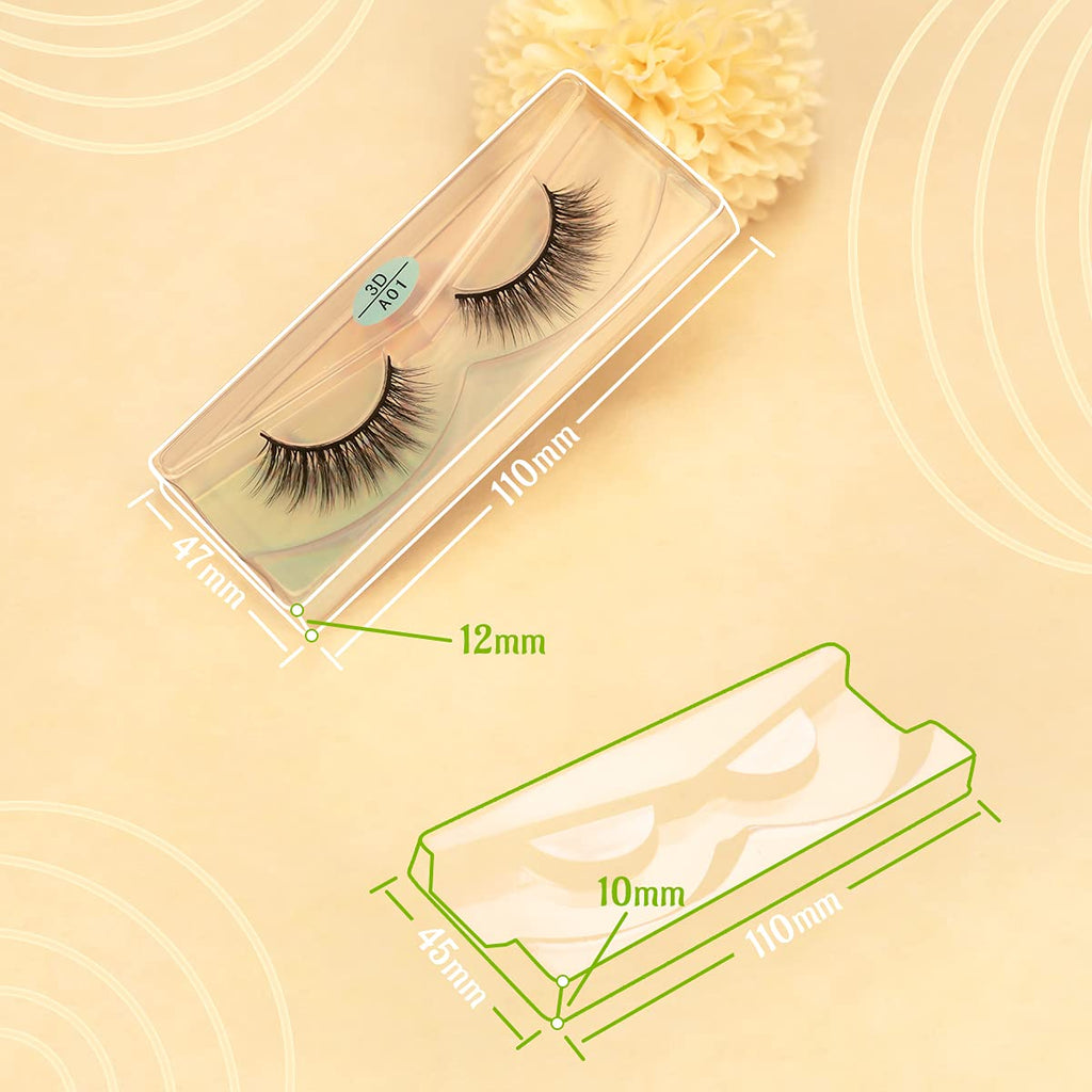 FARRED Wholesale False Lashes — 30 Pairs, 10 Styles, Vegan & Reusable