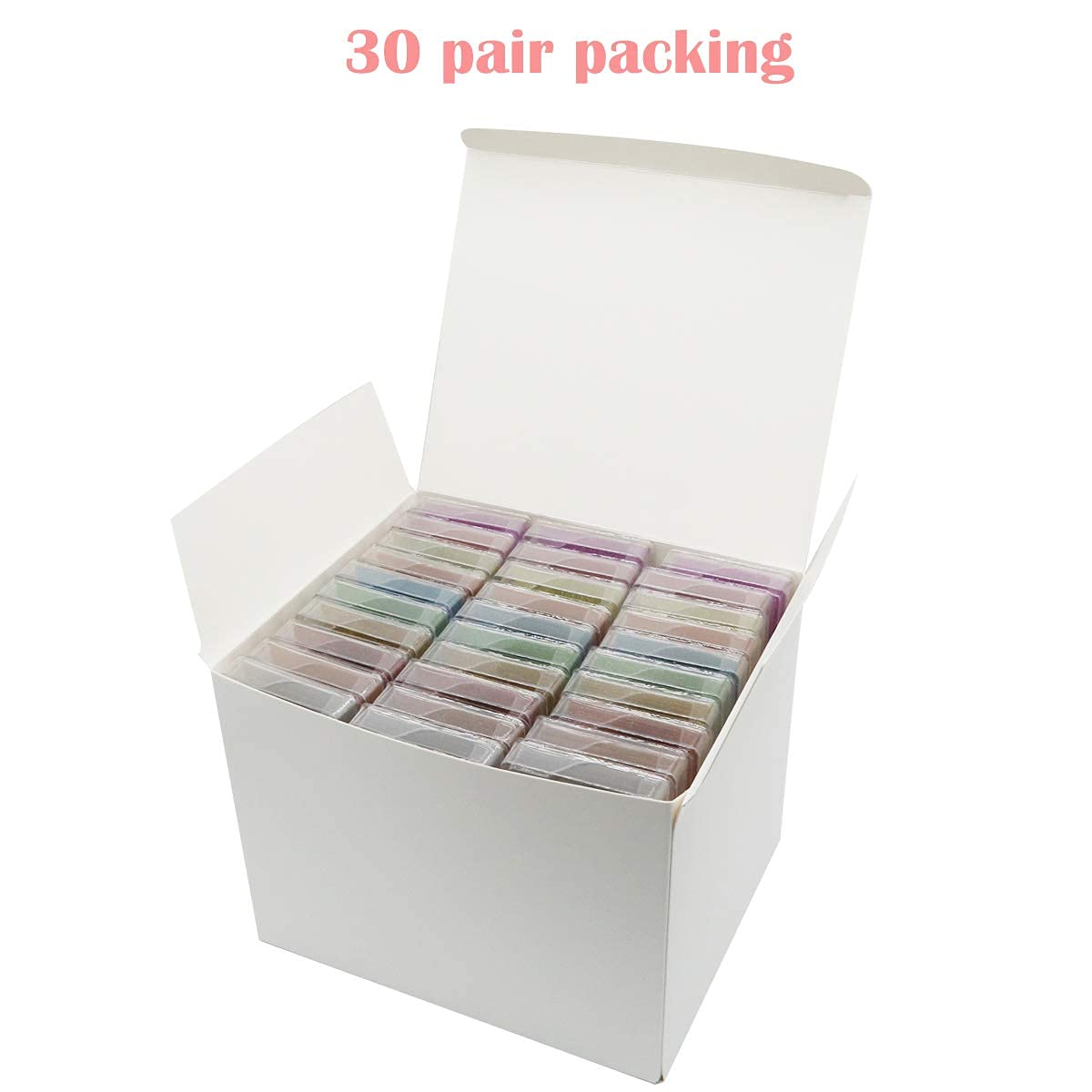 FARRED Wholesale False Lashes — 30 Pairs, 10 Styles, Vegan & Reusable