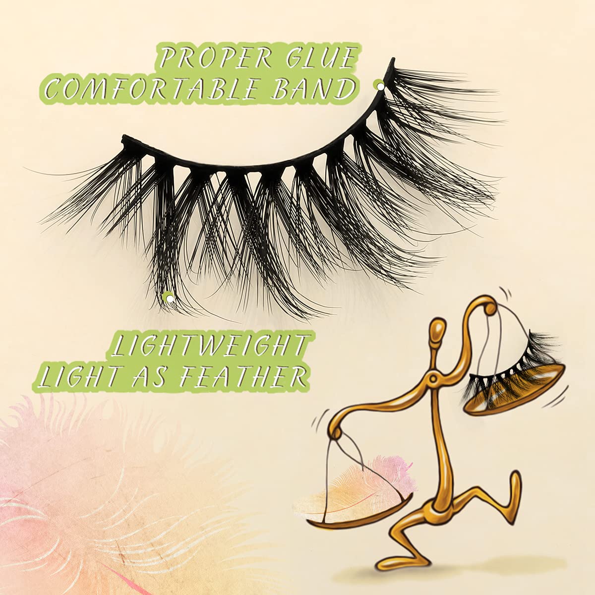 FARRED Wholesale False Lashes — 30 Pairs, 10 Styles, Vegan & Reusable