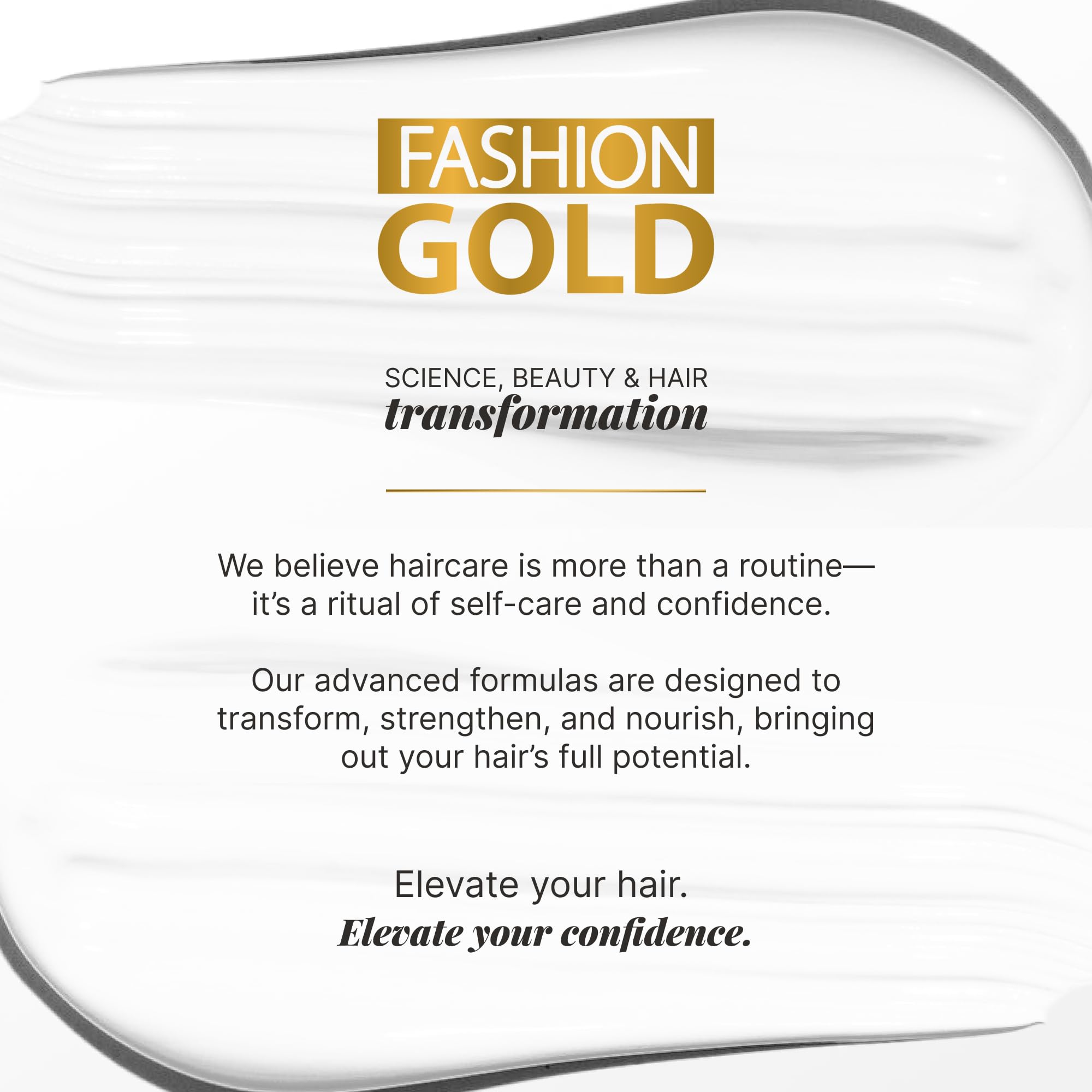 Fashion Gold SHAMPOO 300ml – Protect & Control for Straightened Hair