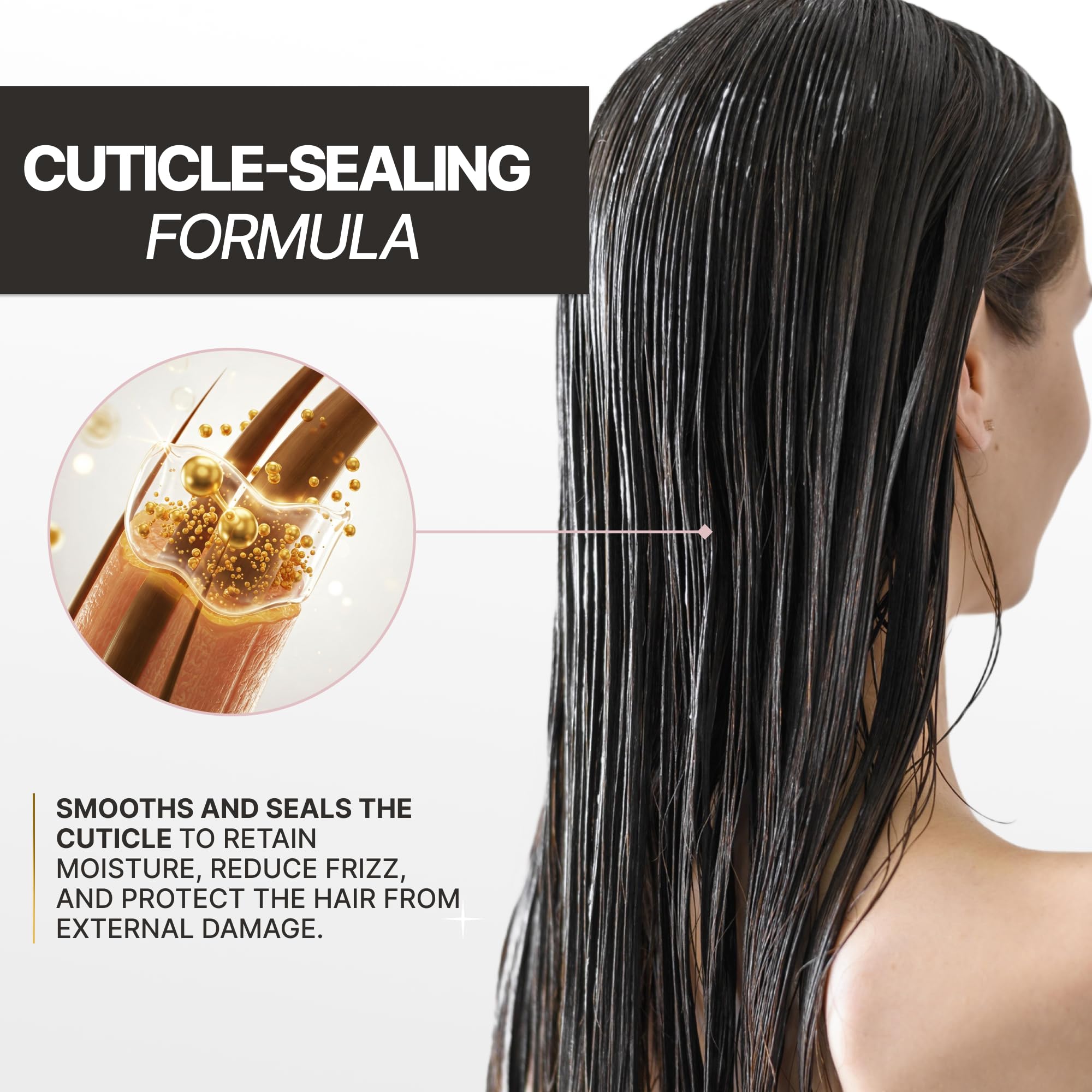 Fashion Gold SHAMPOO 300ml – Protect & Control for Straightened Hair