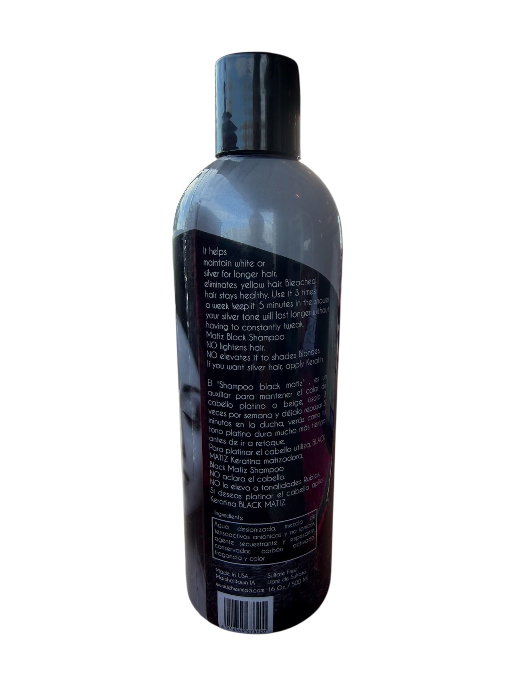 FASHIONCOTTONLLC Black Keratina Matiz Hair Treatment by Jehesmipa | Smooth, Frizz-Reducing Keratin for Color-Treated Hair