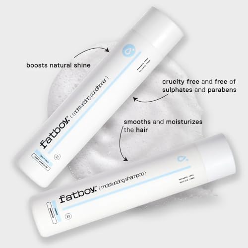 Fatboy Moisturizing Conditioner - Coconut & Avocado Oil, Lightweight Daily Care for All Hair Types
