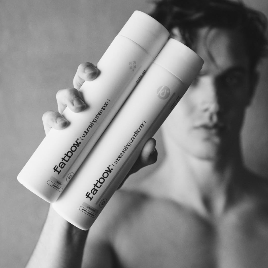 Fatboy Moisturizing Conditioner - Coconut & Avocado Oil, Lightweight Daily Care for All Hair Types
