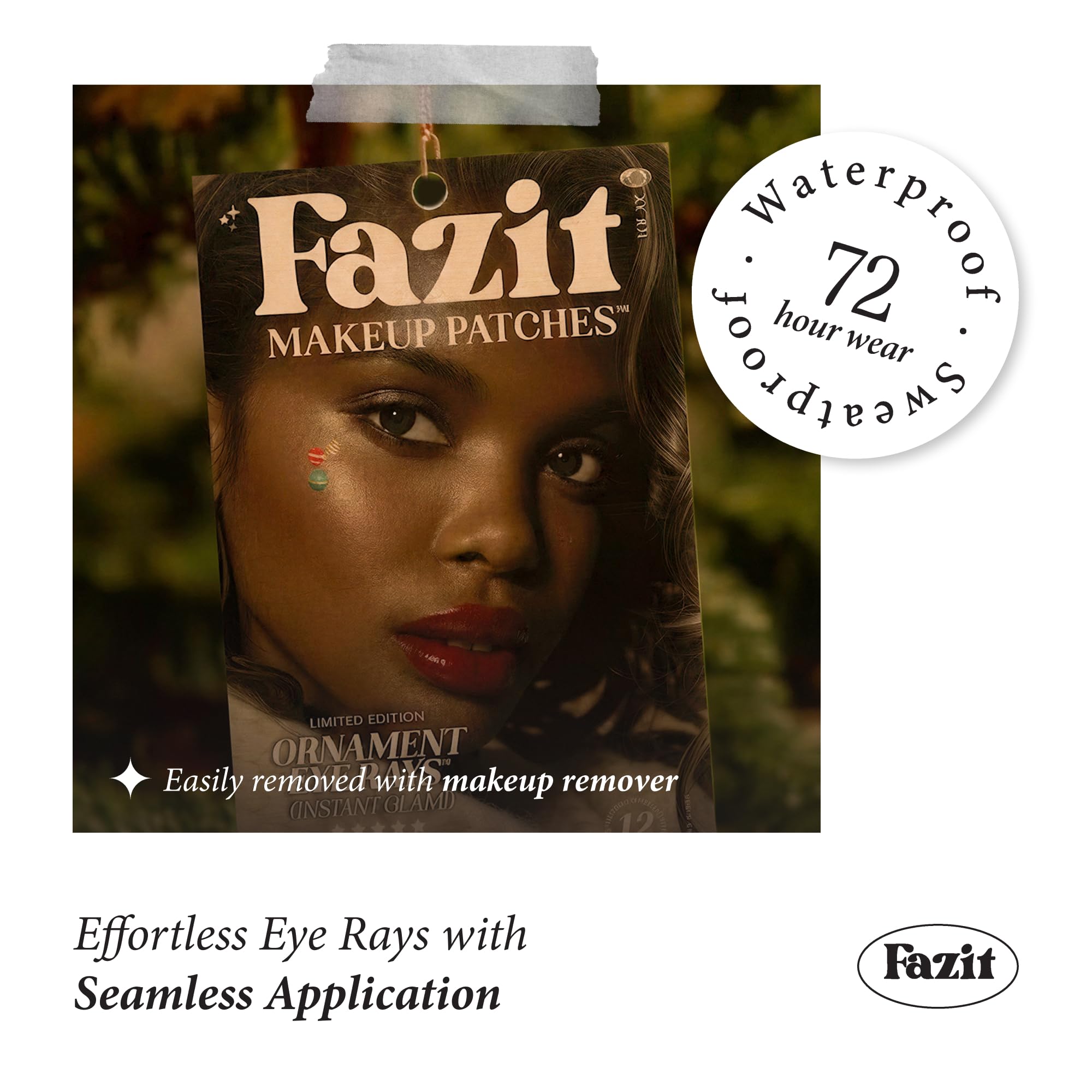 Fazit Ornament Eye Ray Patches – Glow-Up Glitter Makeup for Women