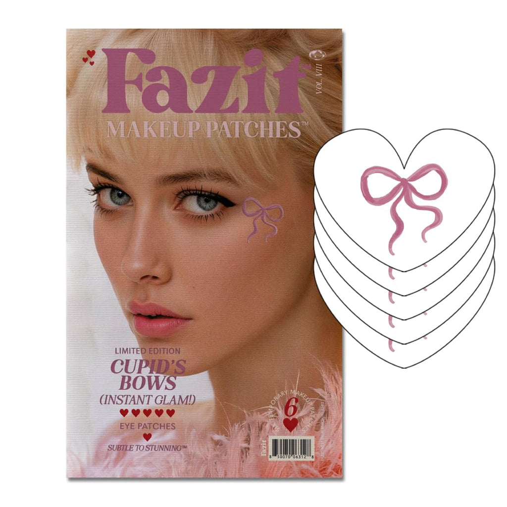 Fazit Cupid's Bow Glitter Patches – Glow-Up Makeup Patches for Face