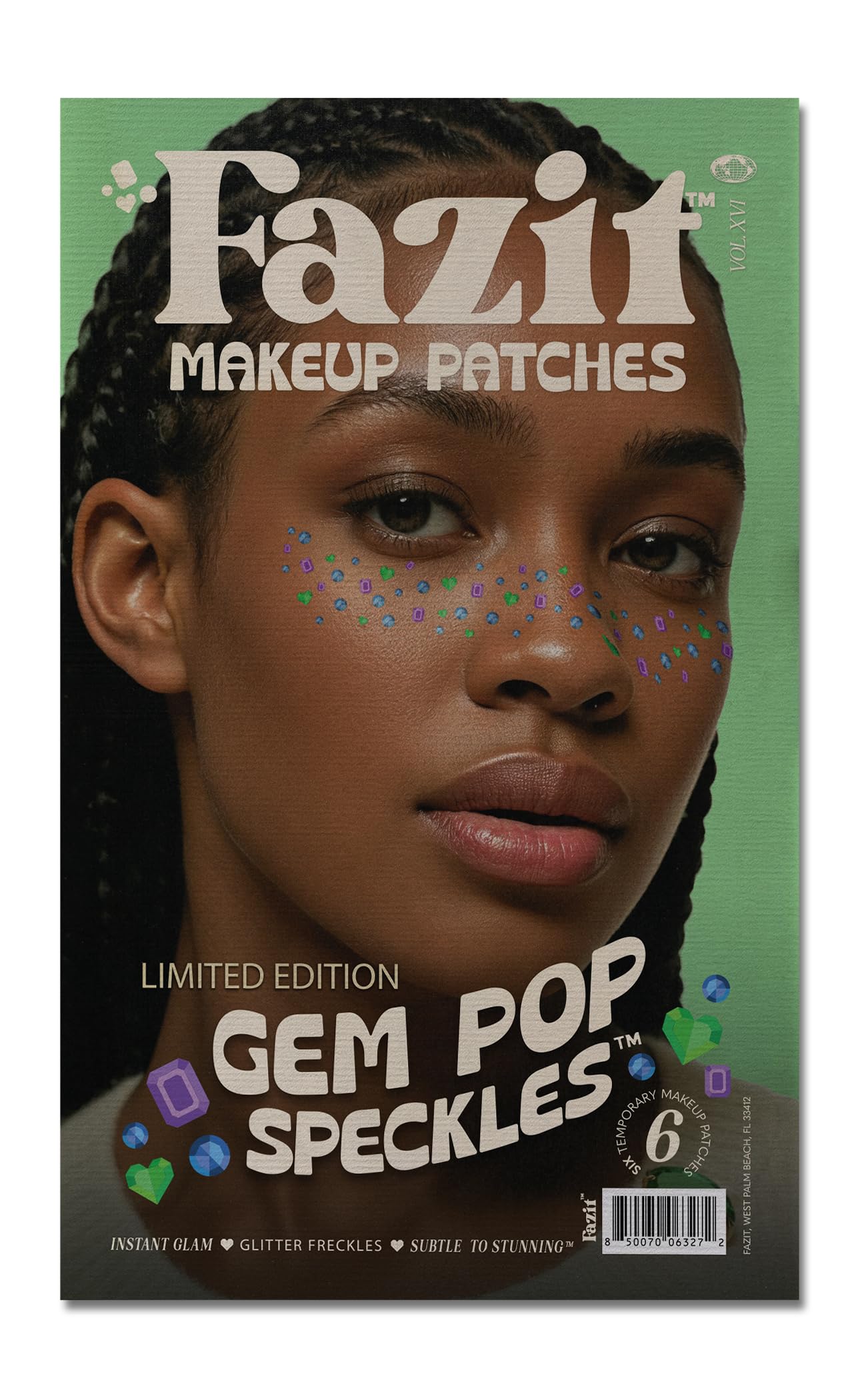 Fazit Gem Speckles Makeup Patches – Glittery Glow Up Accessories