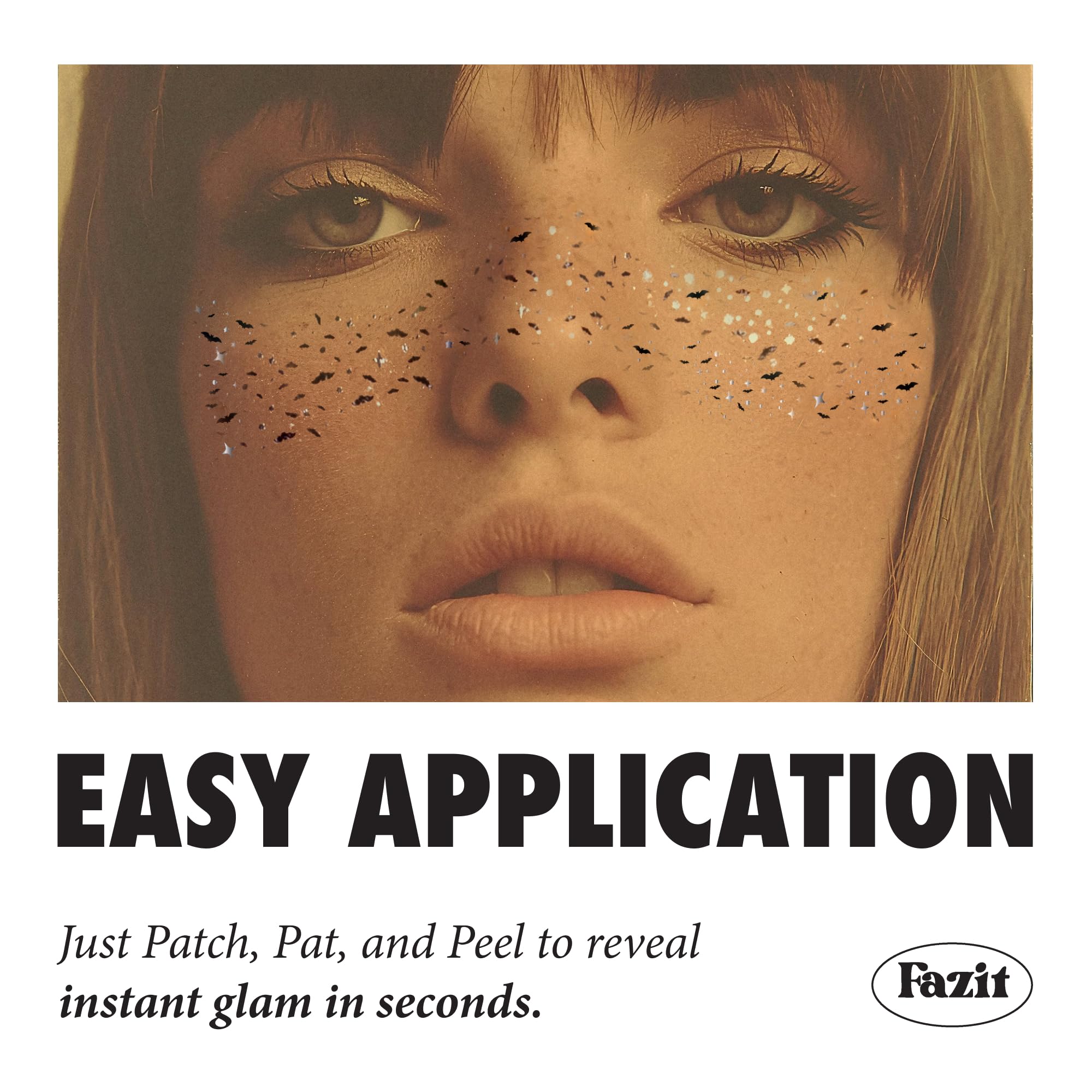 Fazit Makeup Patches – Halloween Twilight Speckles Glitter Eye Patches for Glow-Up Looks