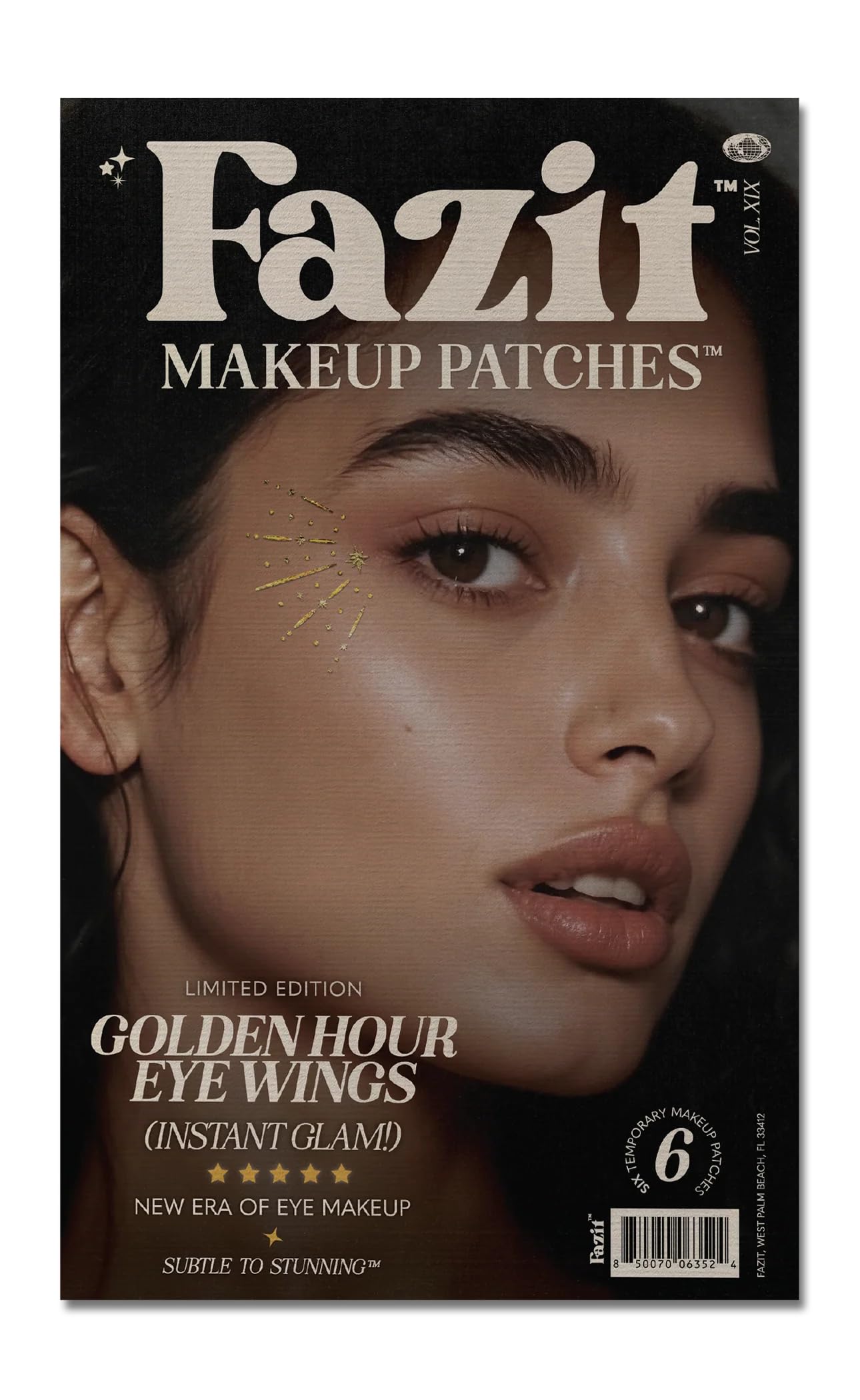 Fazit Golden Hour Eye Speckles Patches | Glow-Up Glitter Makeup for Face