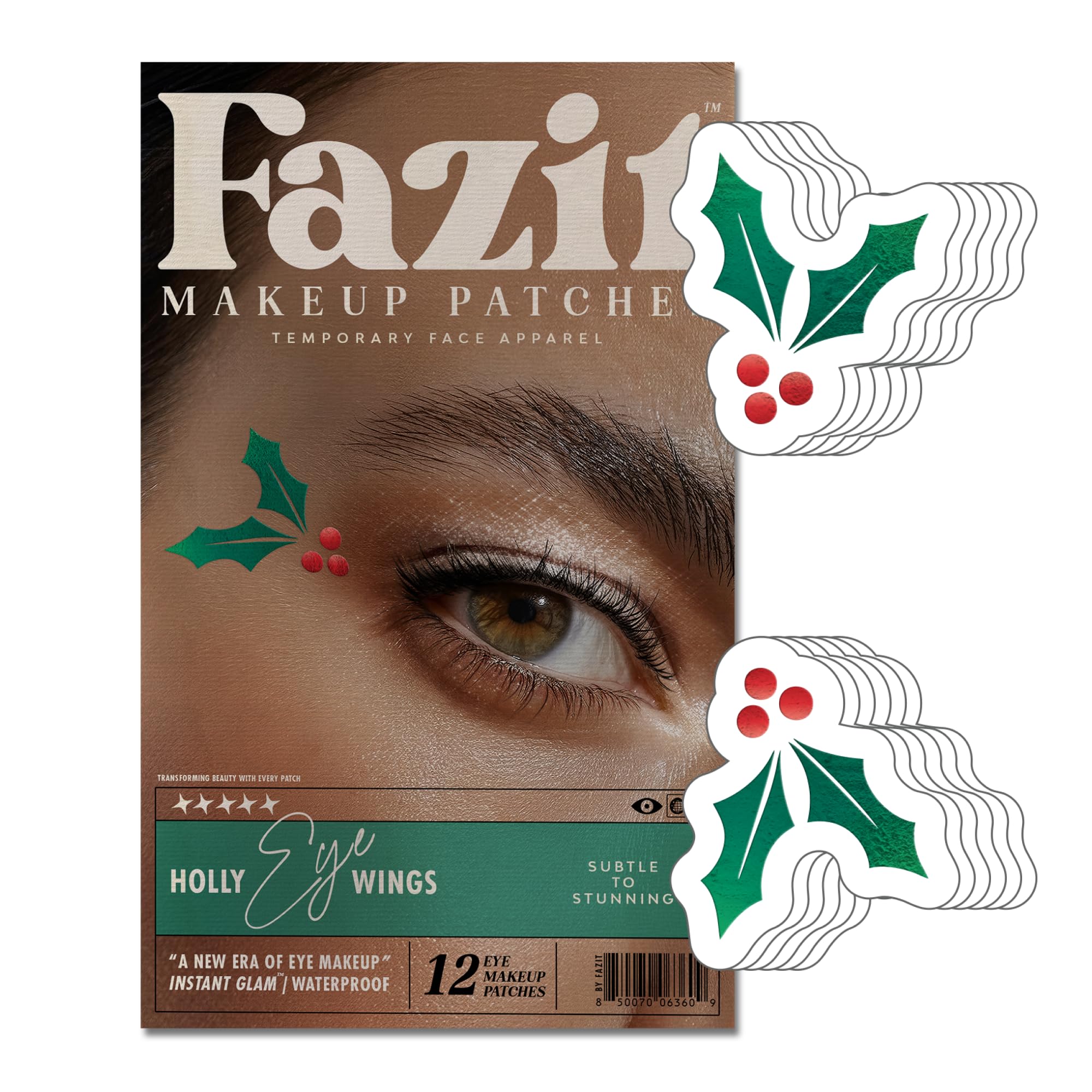 Fazit Makeup Patches: Holly Wings Eye Speckles | Glow Up Glitter for Face