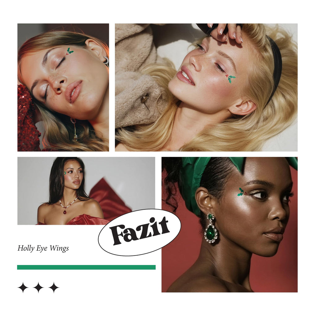 Fazit Makeup Patches: Holly Wings Eye Speckles | Glow Up Glitter for Face