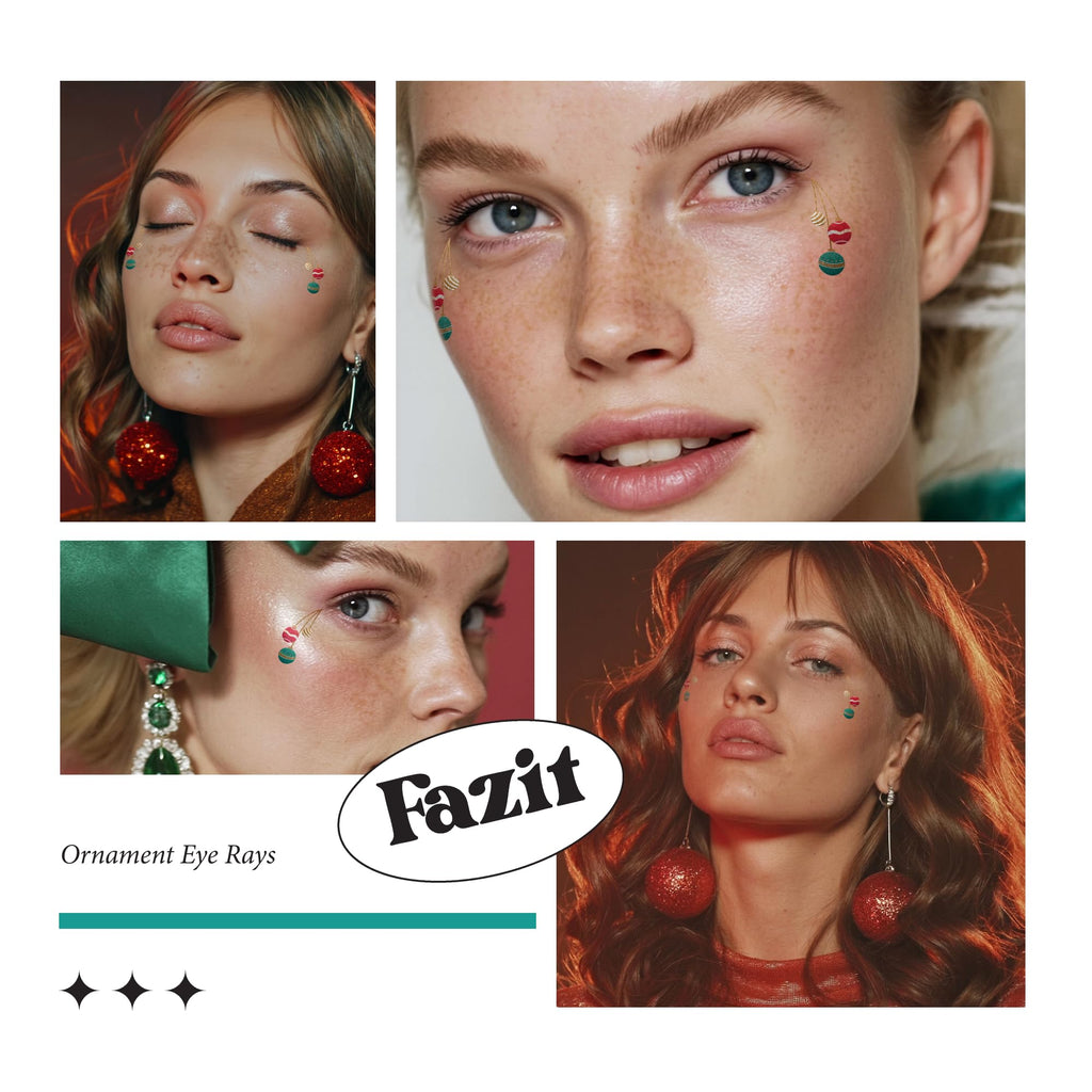 Fazit Ornament Eye Ray Patches – Glow-Up Glitter Makeup for Women