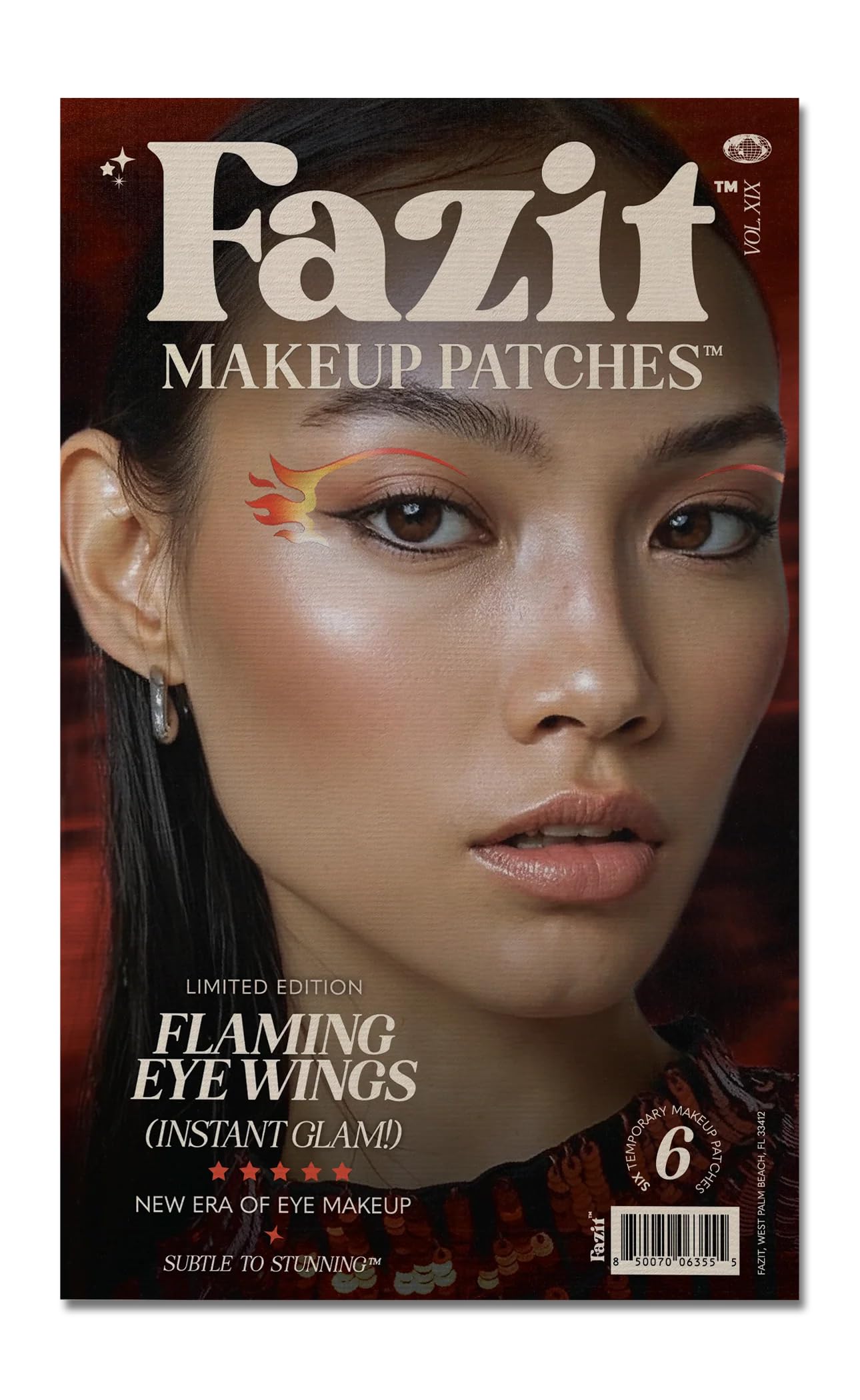 Fazit Makeup Patches - Flaming Eye Speckles for Halloween Glow