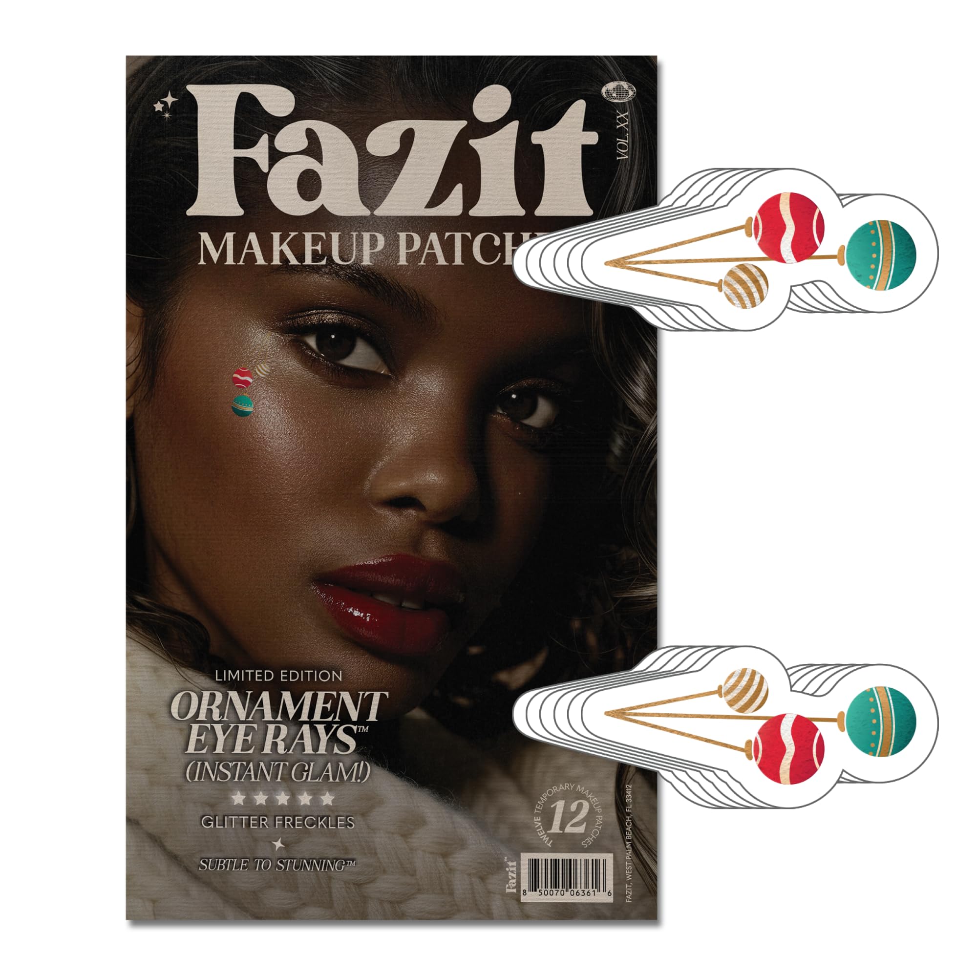 Fazit Ornament Eye Ray Patches – Glow-Up Glitter Makeup for Women