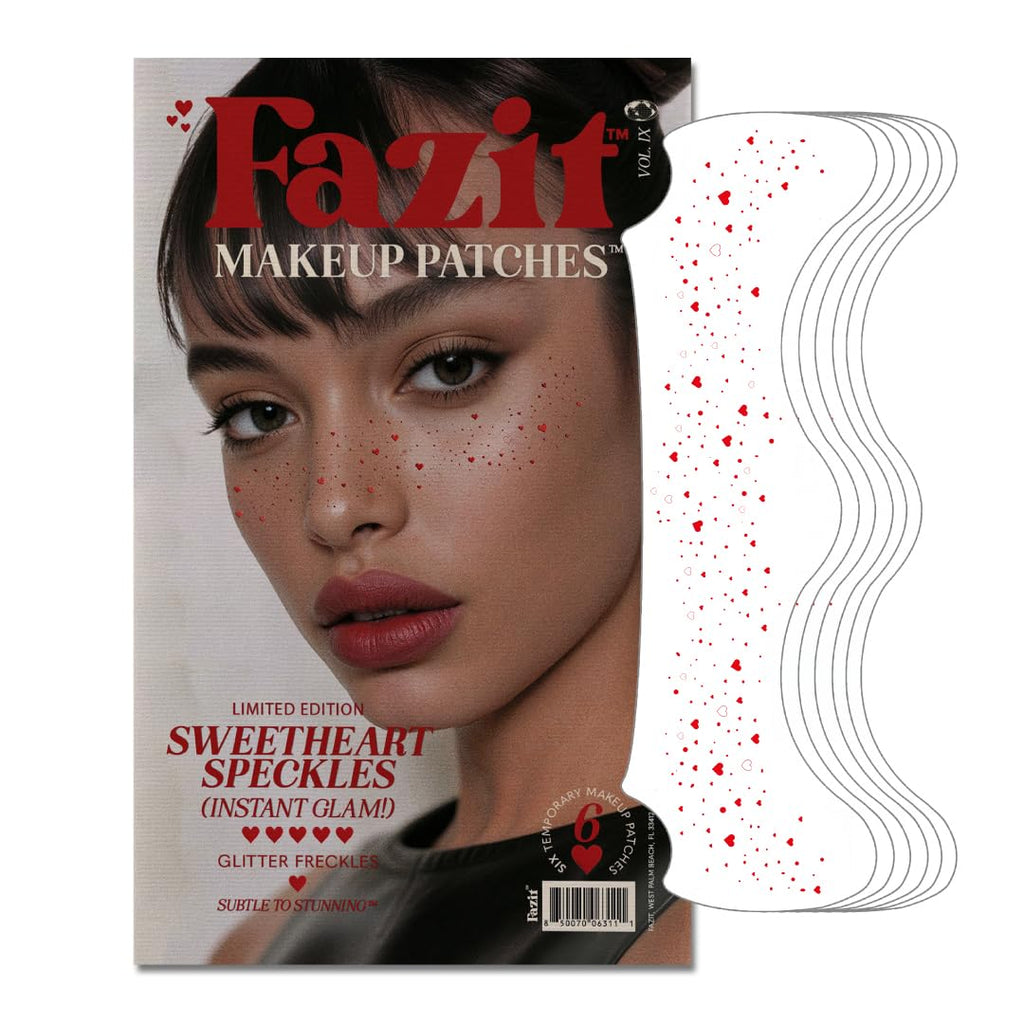 Fazit Makeup Patches Sweetheart Speckles – Glow Up Glitter Face Patches