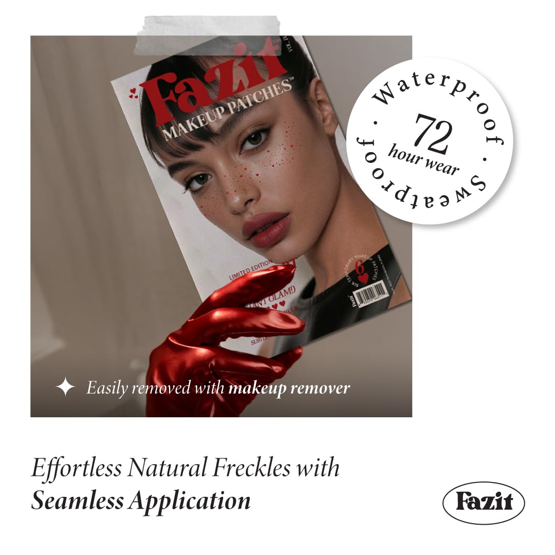 Fazit Makeup Patches Sweetheart Speckles – Glow Up Glitter Face Patches