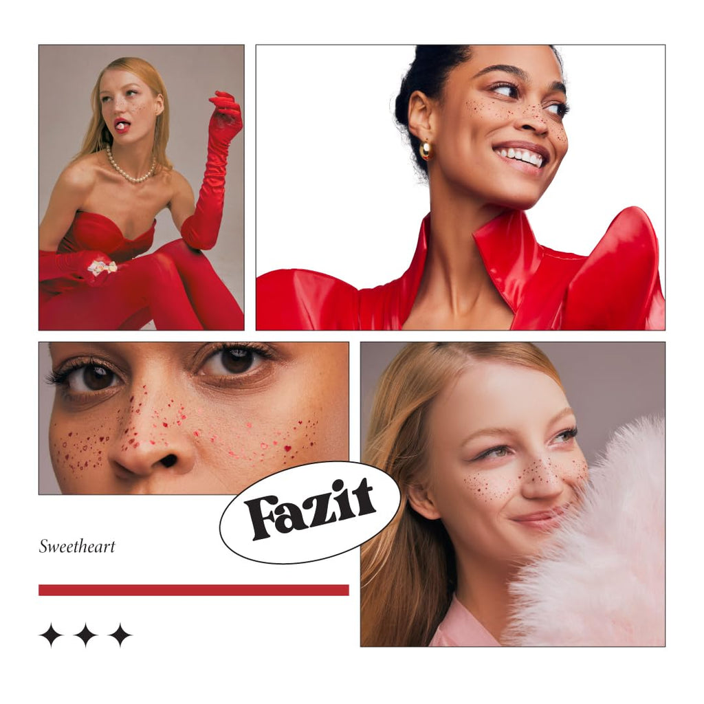 Fazit Makeup Patches Sweetheart Speckles – Glow Up Glitter Face Patches