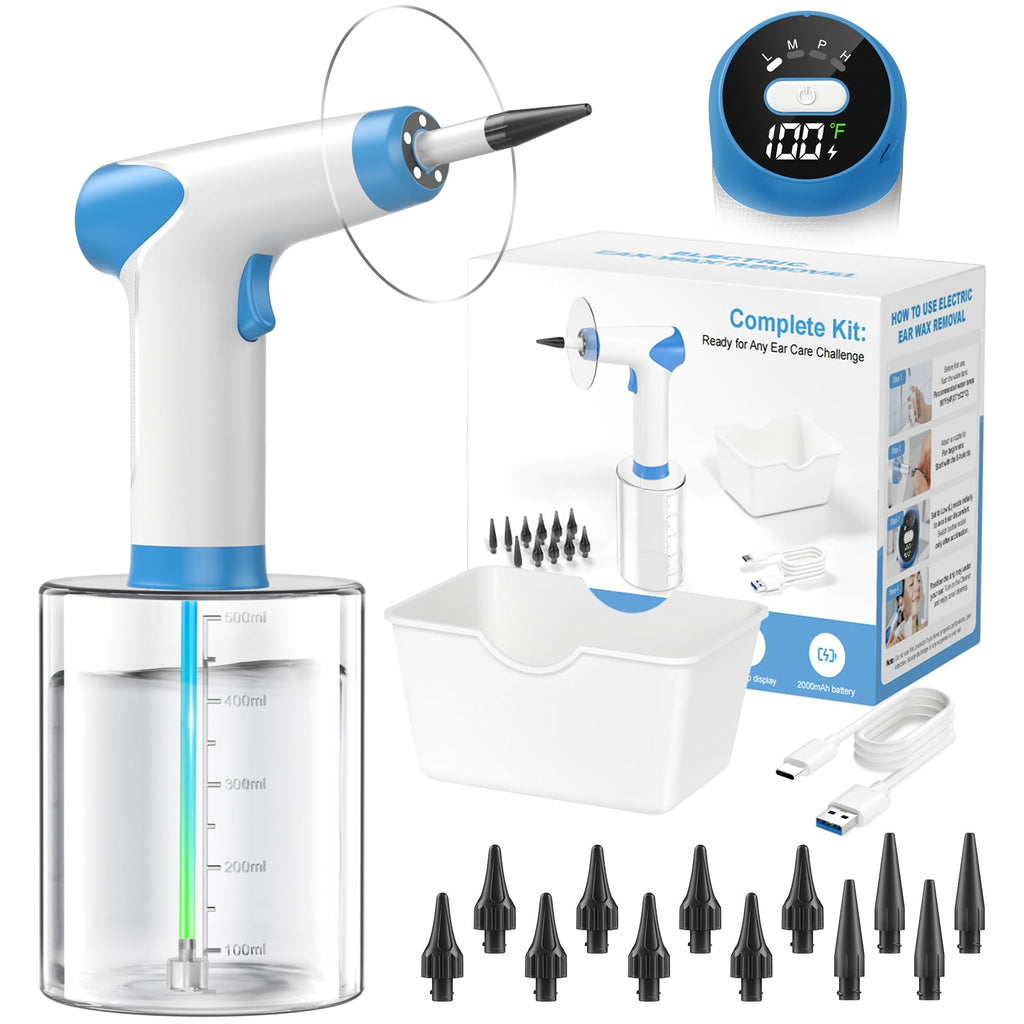 Featjoy Ear Wax Removal Kit — 2026 AI Ear Cleaner with 12 Modes & Real-Time Temp