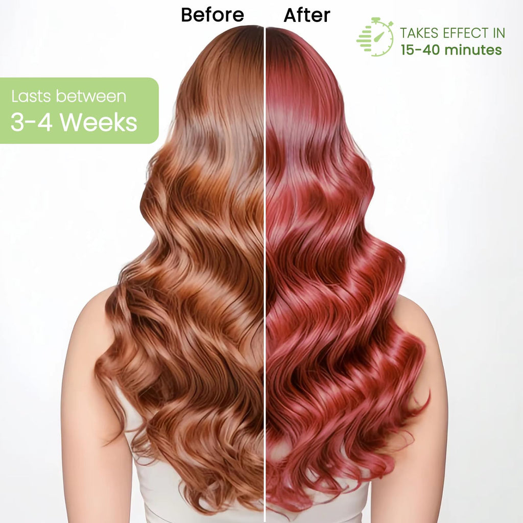 Fedulili Hair Dye Shampoo 3-in-1 – Instant Natural Color, 12 Shades, 500ml