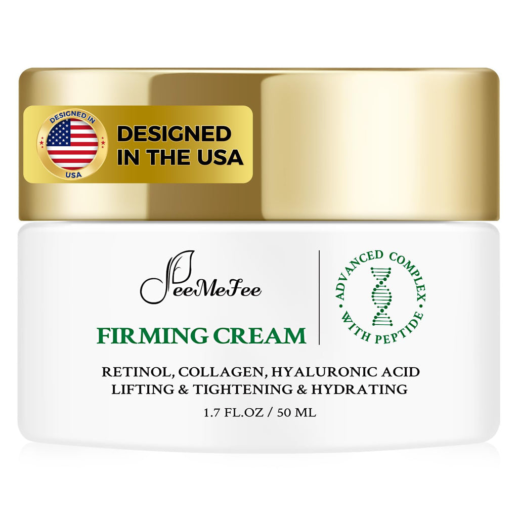 FeeMeFee Neck Firming Cream - Retinol, Peptides & Hyaluronic Acid