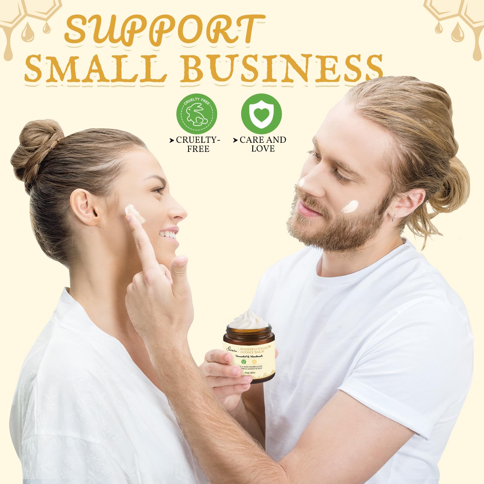 FeeMeFee Beef Tallow for Skin – Unscented Whipped Face & Body Moisturizer