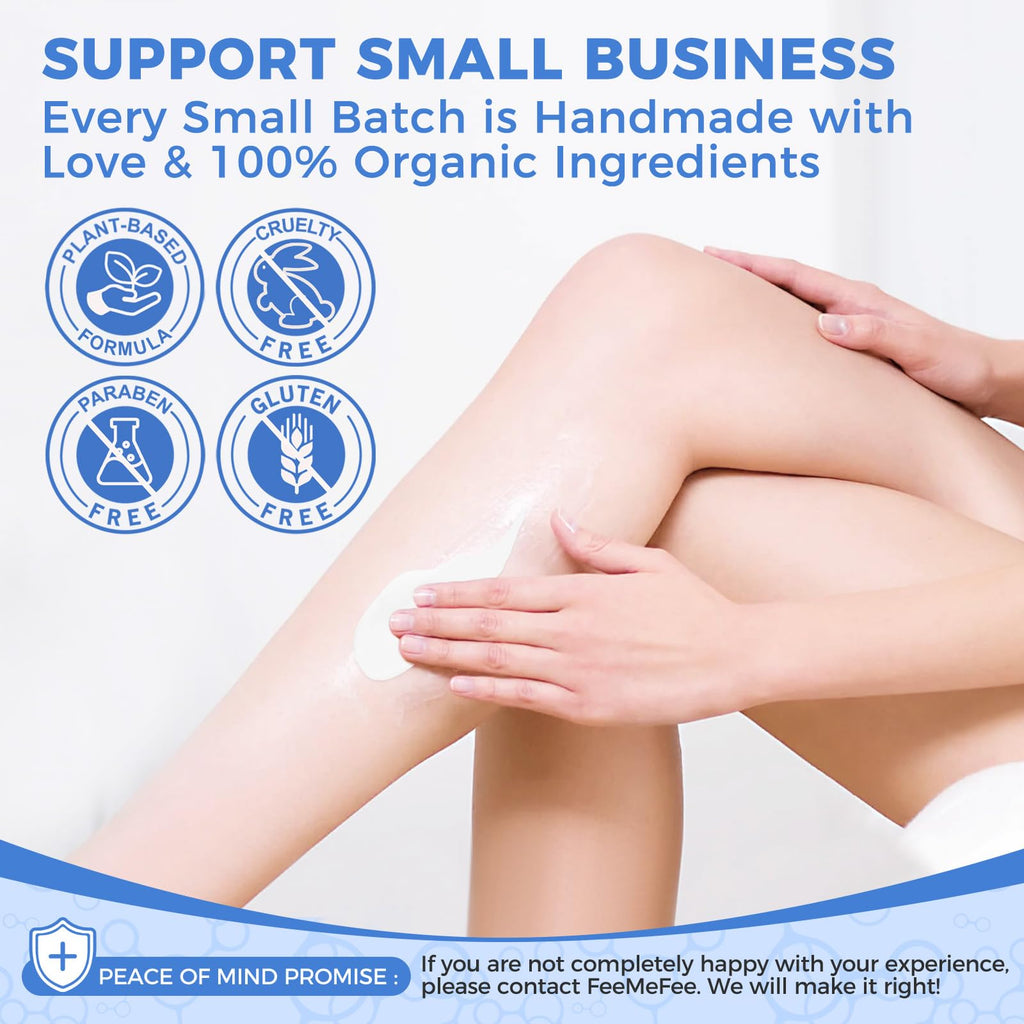 FeeMeFee Magnesium Lotion for Sleep, Muscle Relaxation & Hydration | Unscented 2 oz
