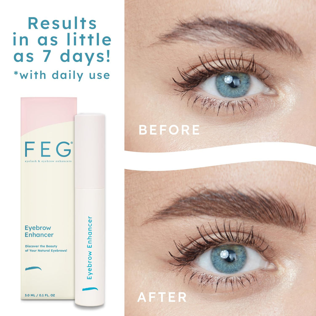 FEG Eyebrow Enhancer Serum – 2-Pack (3ml Each) for Fuller Brows
