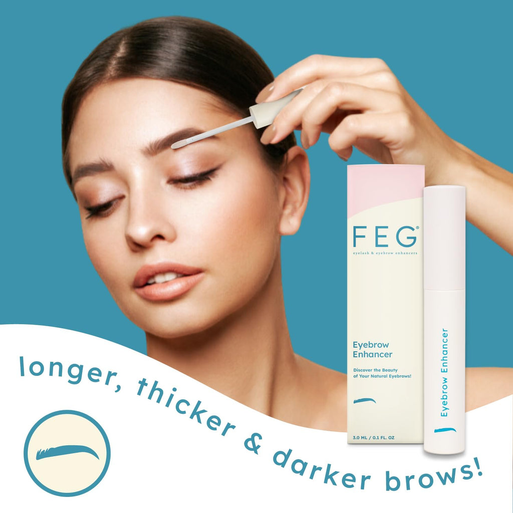 FEG Eyebrow Enhancer Serum – 2-Pack (3ml Each) for Fuller Brows