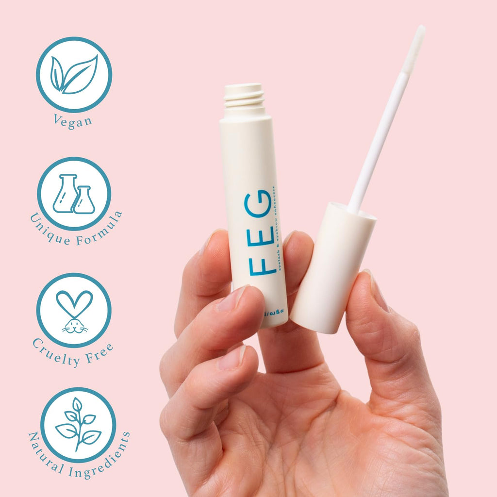 FEG Eyebrow Enhancer Serum – 2-Pack (3ml Each) for Fuller Brows