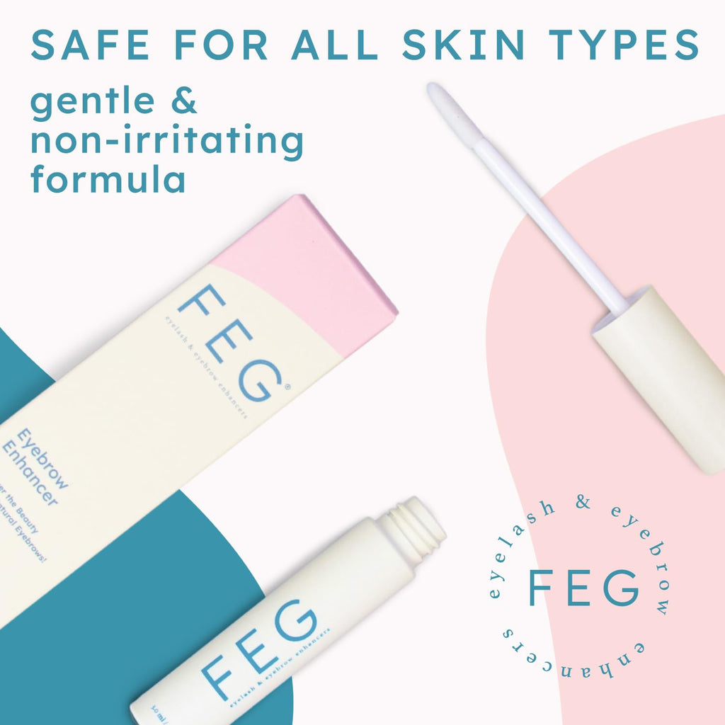 FEG Eyebrow Enhancer Serum – 2-Pack (3ml Each) for Fuller Brows