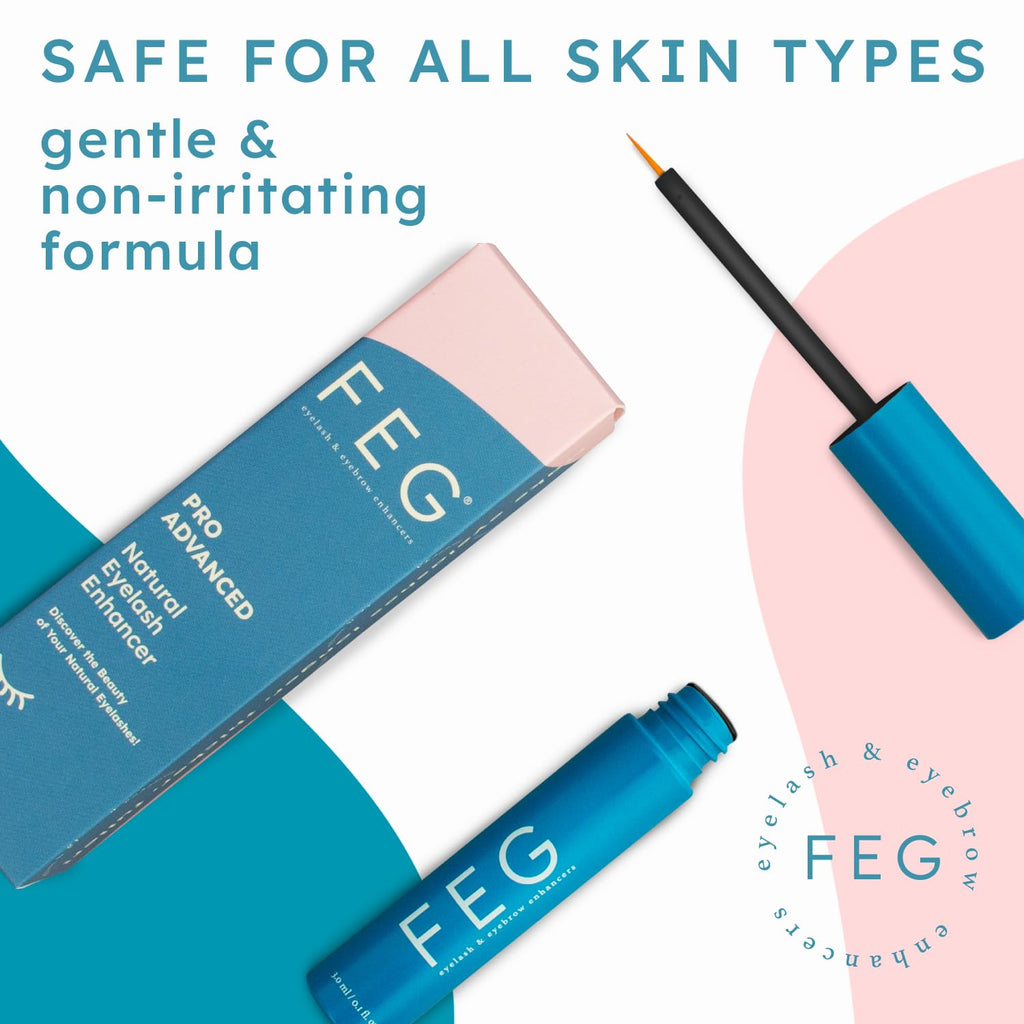 FEG Pro Advanced Natural Eyelash Enhancer Serum | Extra Strength Growth, 3ml