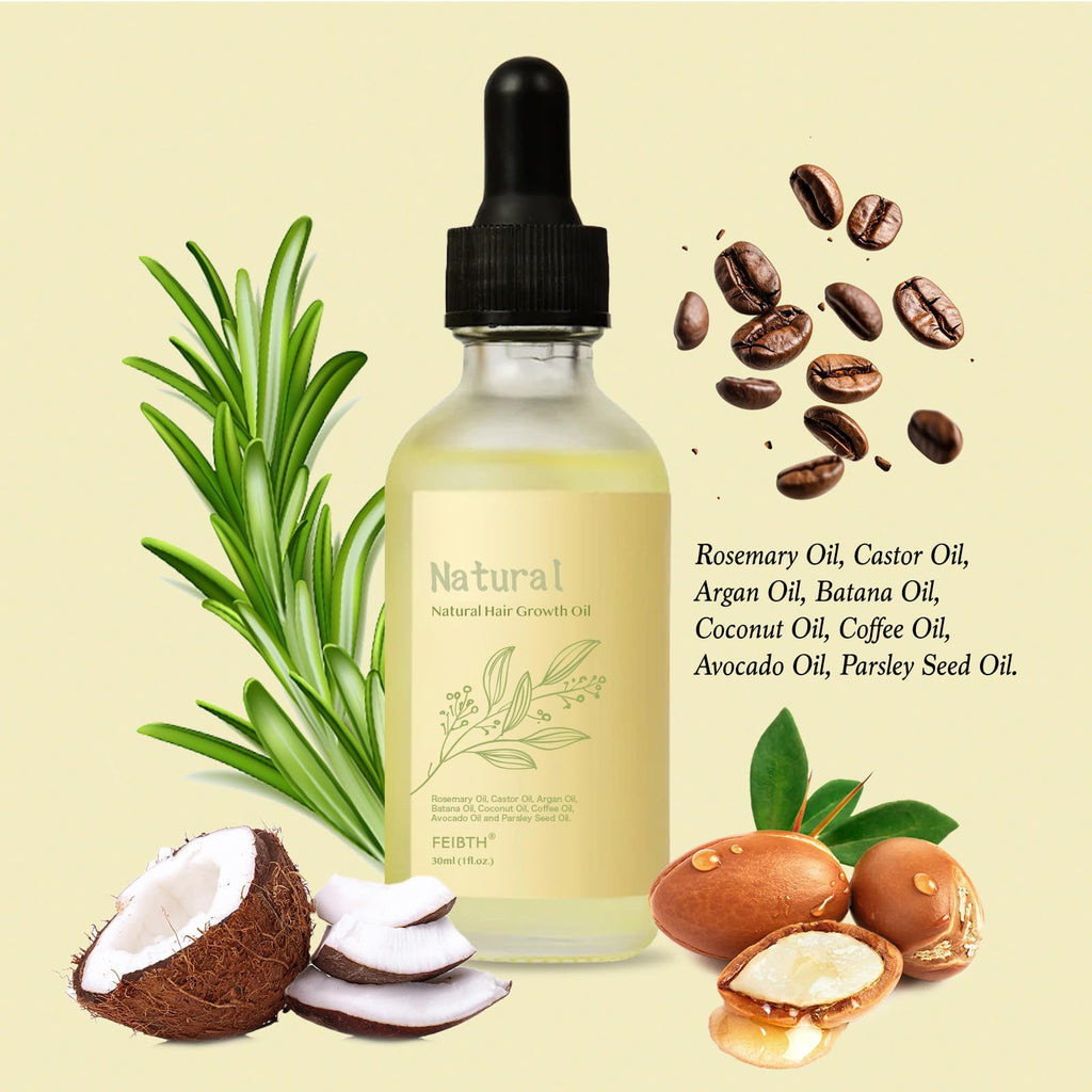 FEIBTH Natural Hair Growth Oil – Batana & Rosemary, 1 fl oz