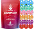 FEIFAN SHOWER Shower Steamers – 18-Pack Aromatherapy Gift Set (Lavender, Eucalyptus, Mint, Watermelon, Chamomile, Rose)