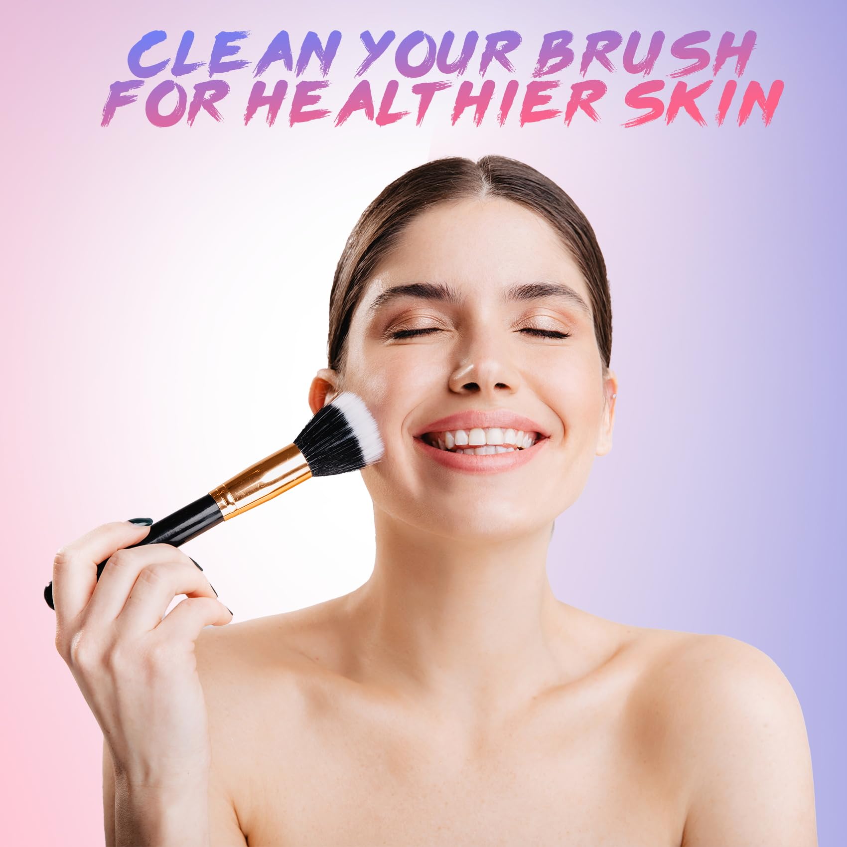 FEIMINI Makeup Brush Cleaner Machine — Auto Clean & Dry, Fits Most Brush Sizes