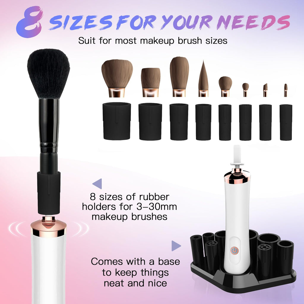 FEIMINI Electric Makeup Brush Cleaner – Wash & Dry in Minutes